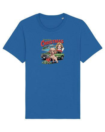 ROMANIAN CHRISTMAS  2- CRACIUNUL ROMANESC - URARE AMUZANTA - JEEP - MADONNA Royal Blue