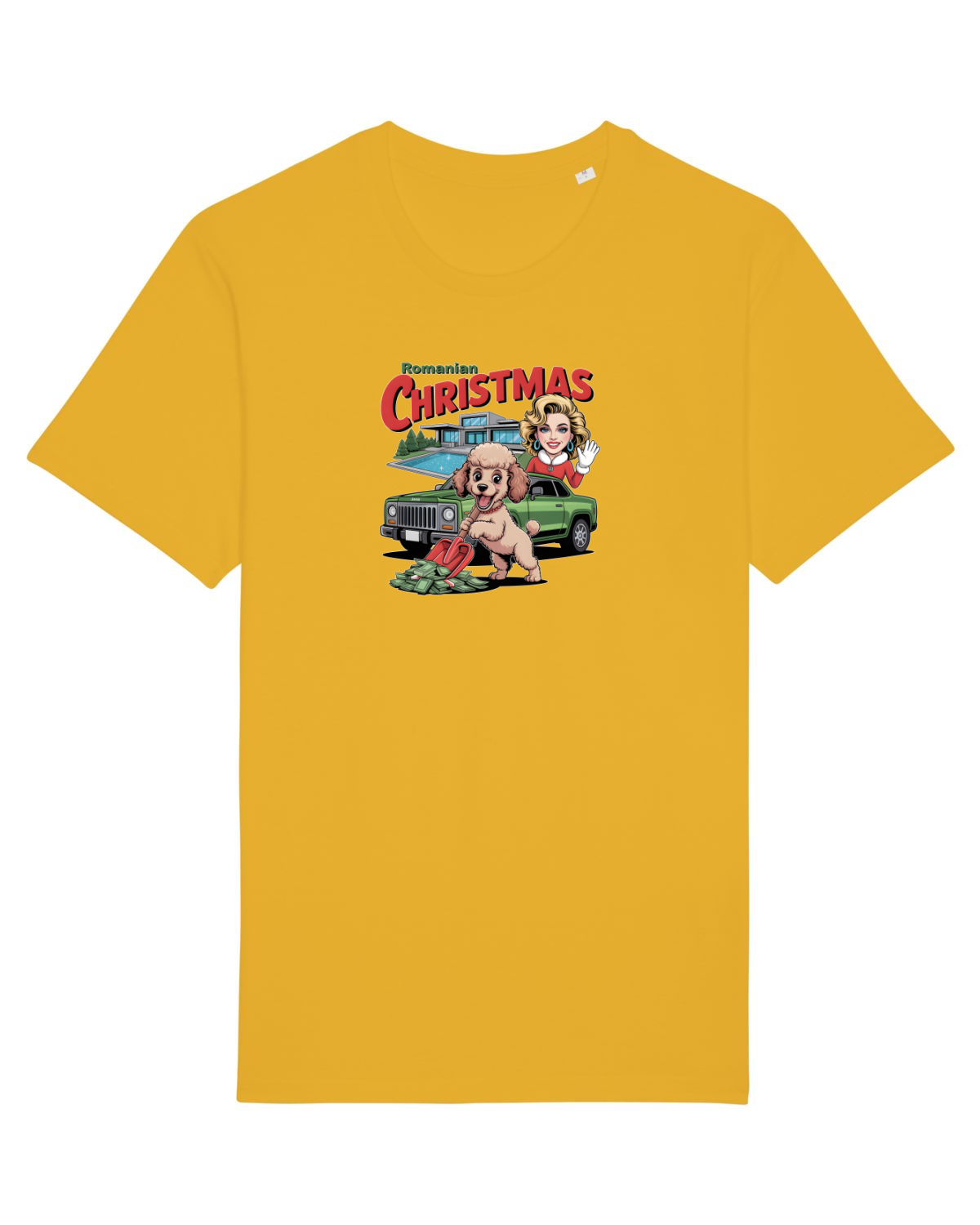 Tricou mânecă scurtă Unisex Rocker Spectra Yellow