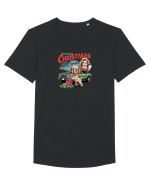 ROMANIAN CHRISTMAS  2- CRACIUNUL ROMANESC - URARE AMUZANTA - JEEP - MADONNA Tricou mânecă scurtă guler larg Bărbat Skater