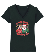 SA VA FIE RUSINE ... DAR ARATATI BINE! Tricou mânecă scurtă guler V Damă Evoker