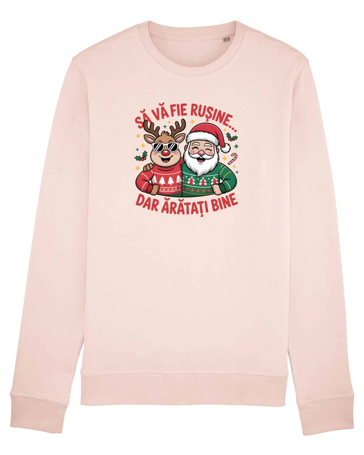 Bluză mânecă lungă Unisex Rise Candy Pink