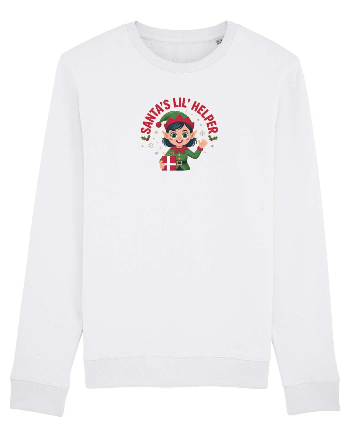 Bluză mânecă lungă Unisex Rise White