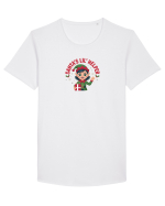 SANTA`S LITTLE HELPER - FATA / FEMEIE Tricou mânecă scurtă guler larg Bărbat Skater