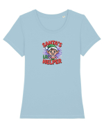 SANTA`S LITTLE HELPER - BAIAT / BARBAT Tricou mânecă scurtă guler larg fitted Damă Expresser