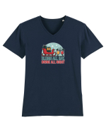 SLEIGH  ALL  DAY,  DRINK ALL  NIGHT 2 Tricou mânecă scurtă guler V Bărbat Presenter