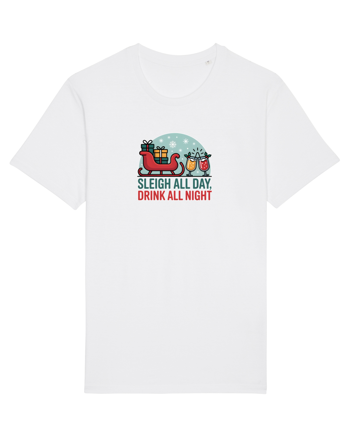 Tricou mânecă scurtă Unisex Rocker White