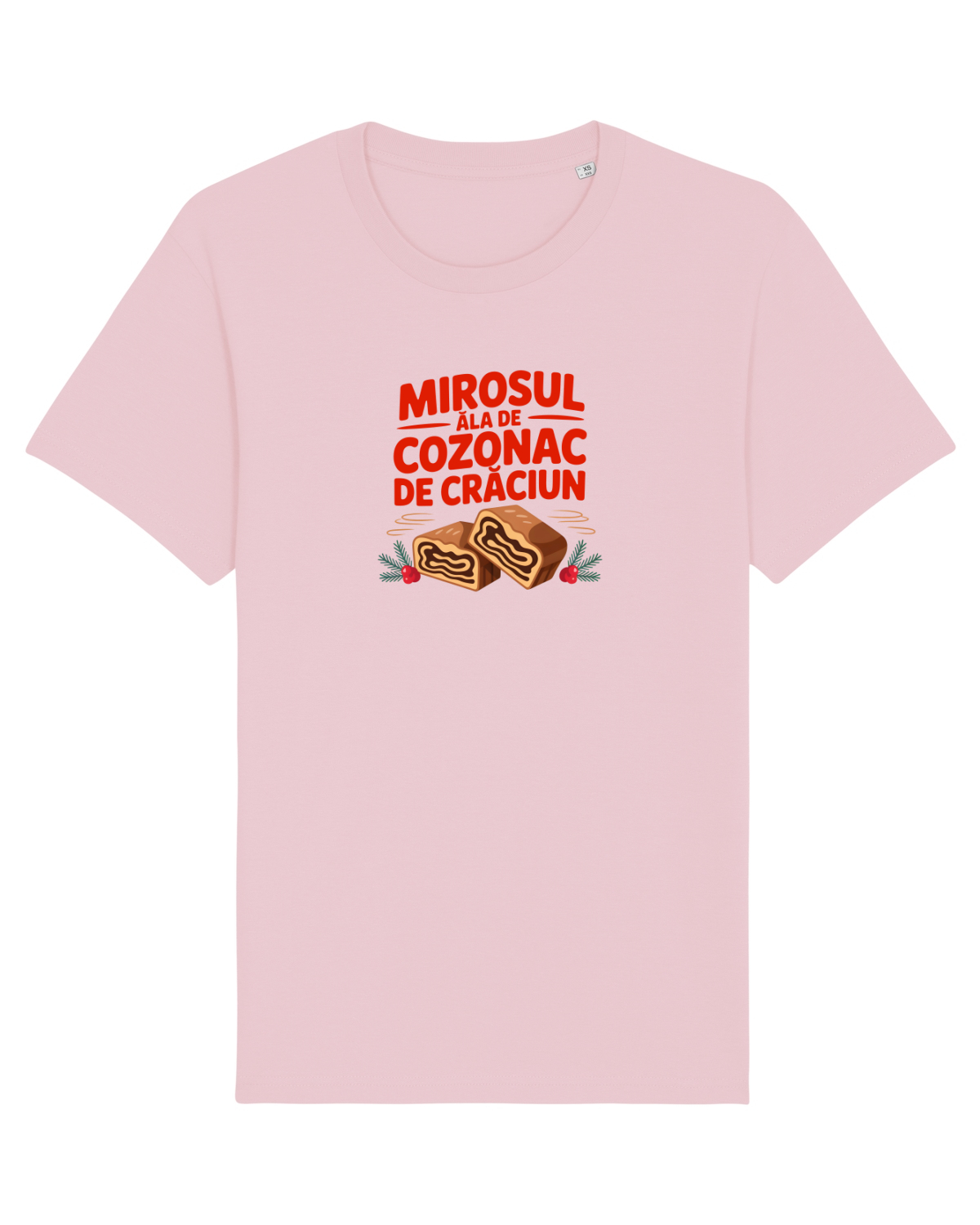 Tricou mânecă scurtă Unisex Rocker Cotton Pink