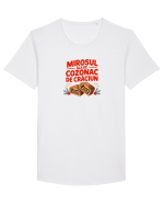 MIROSUL ALA DE COZONAC DE CRACIUN ... Tricou mânecă scurtă guler larg Bărbat Skater