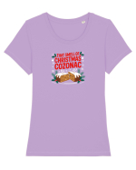 THAT SMELL OF CHRISTMAS COZONAC Tricou mânecă scurtă guler larg fitted Damă Expresser