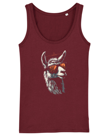Just Chillin Lama Burgundy