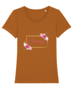 Spring  1  Tricou mânecă scurtă guler larg fitted Damă Expresser