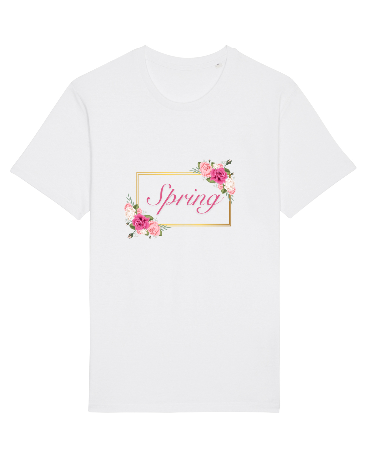 Tricou mânecă scurtă Unisex Rocker White