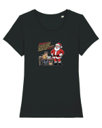 CRACIUNUL - CA O ZI DE MUNCA. TU FACI TOATA TREABA, ALA PRIMESTE APRECIEREA Tricou mânecă scurtă guler larg fitted Damă Expresser