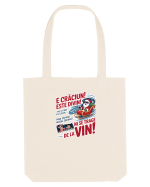 E CRACIUN, ESTE DIVIN! ... NI SE TRAGE DE LA VIN! Sacoșă textilă