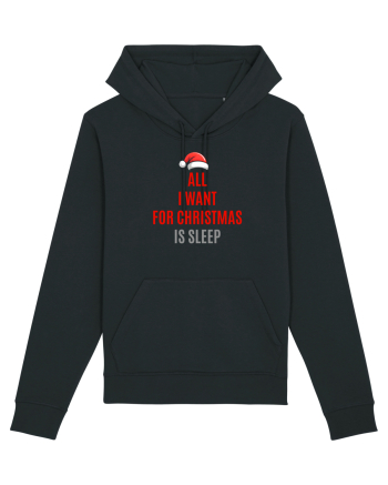 ALL I WANT FOR CHRISTMAS IS SLEEP Black