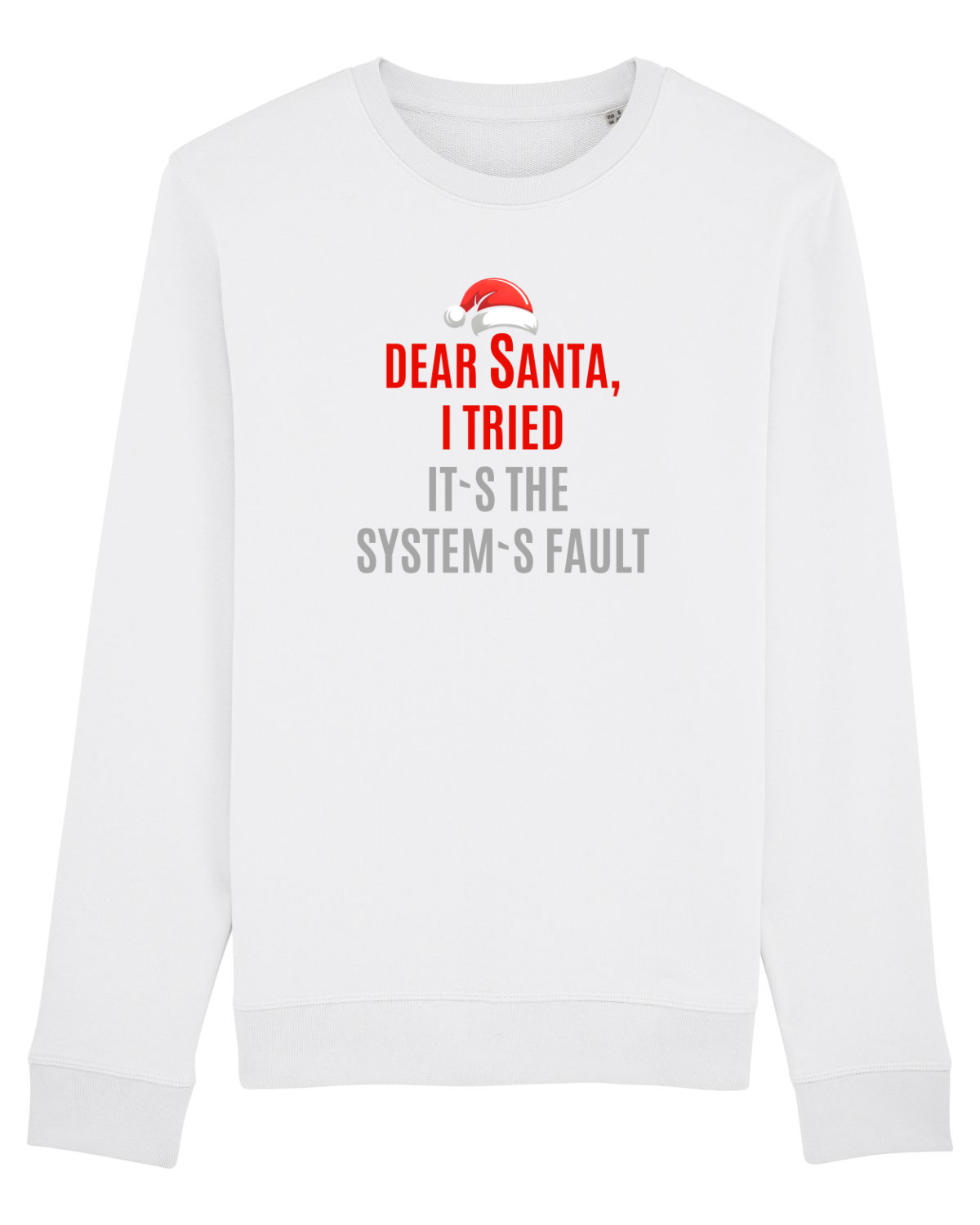 Bluză mânecă lungă Unisex Rise White
