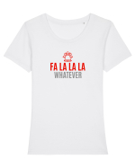 FA LA LA LA .... WHATEVER Tricou mânecă scurtă guler larg fitted Damă Expresser