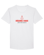 CRACIUNUL E MAGIE... pana vine soacra Tricou mânecă scurtă guler larg Bărbat Skater