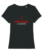 MIROASE A CRACIUN...  SI  A BURNOUT Tricou mânecă scurtă guler larg fitted Damă Expresser