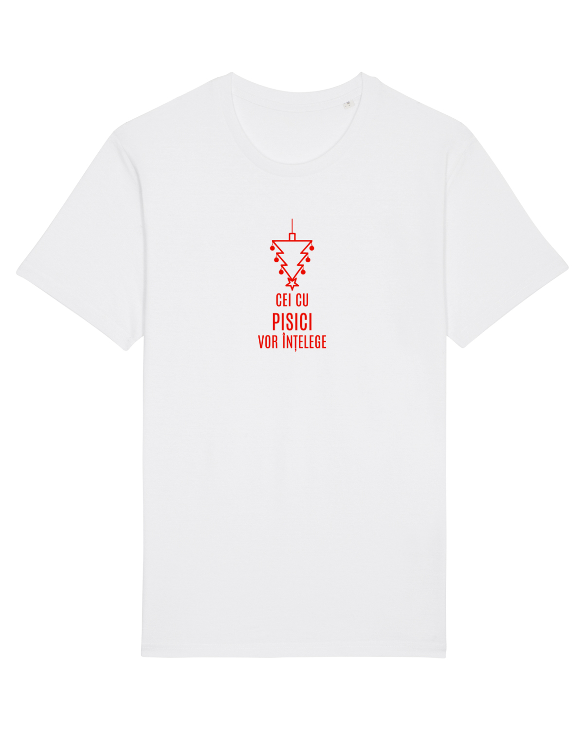 Tricou mânecă scurtă Unisex Rocker White