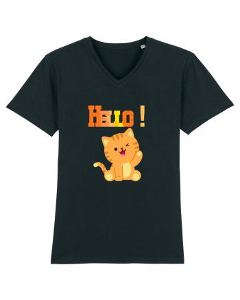 HELLO cu pisică  Black