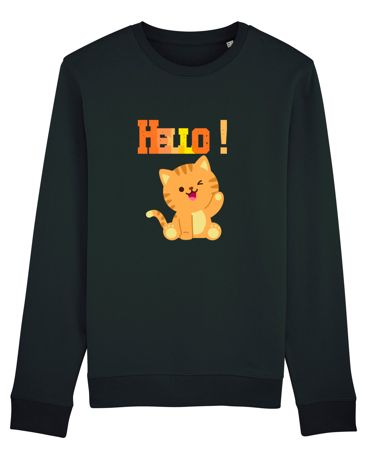 Bluză mânecă lungă Unisex Rise Black