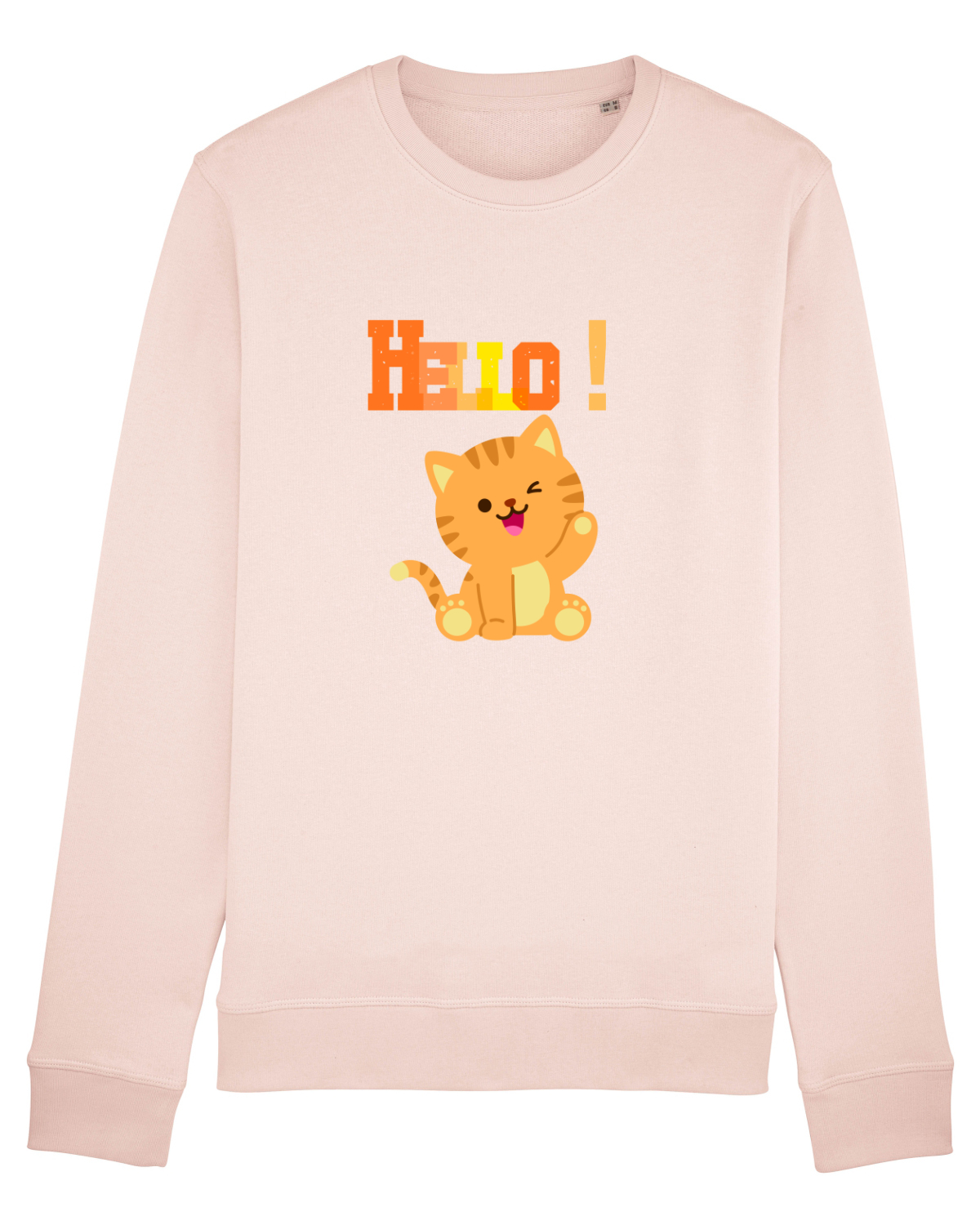 Bluză mânecă lungă Unisex Rise Candy Pink