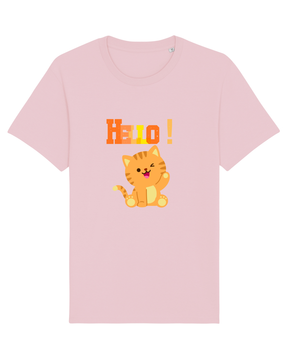 Tricou mânecă scurtă Unisex Rocker Cotton Pink