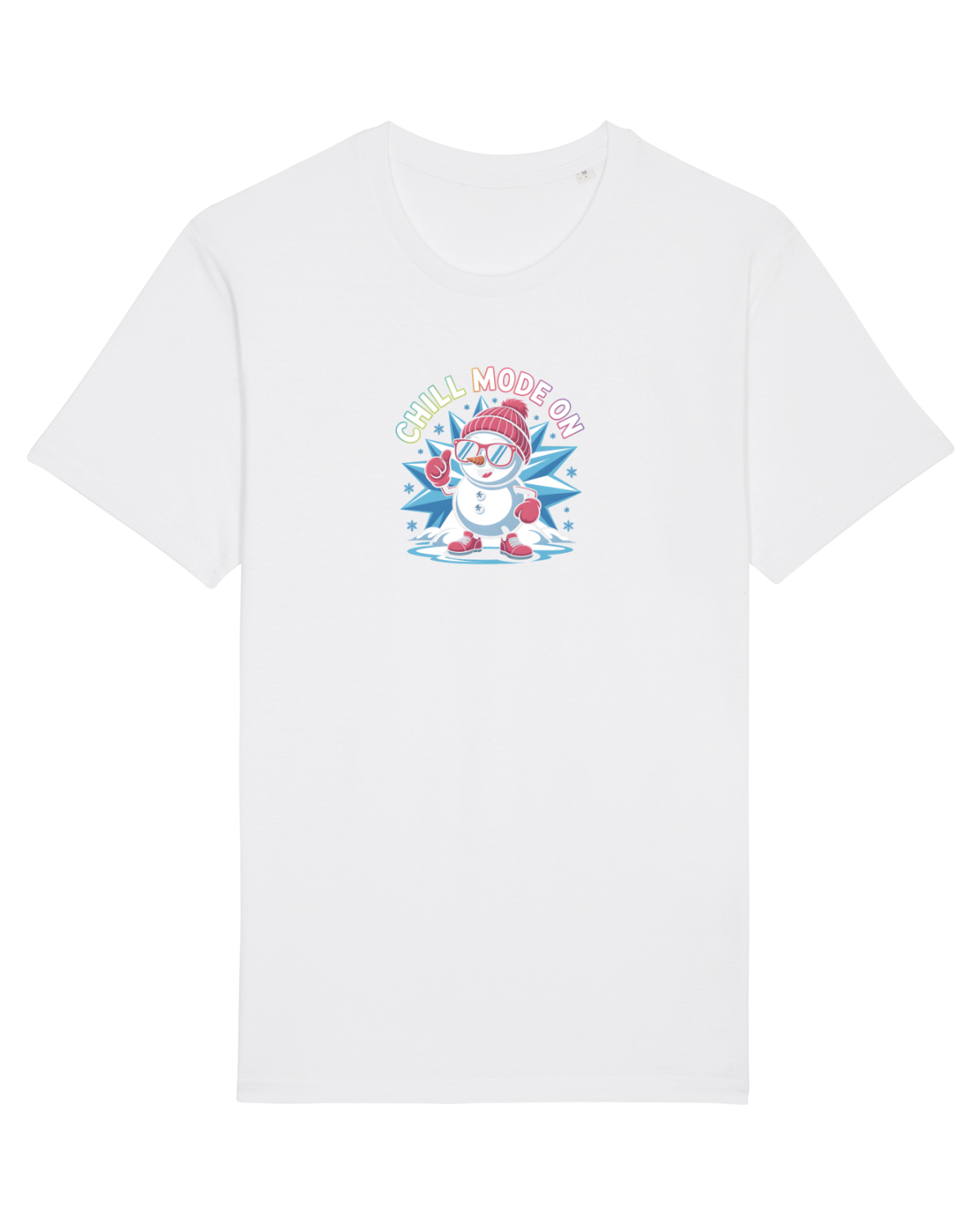 Tricou mânecă scurtă Unisex Rocker White