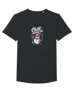 CHILL MODE ON - OM DE ZAPADA COOL 2 Tricou mânecă scurtă guler larg Bărbat Skater