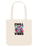 CHILL  VIBES - OM DE ZAPADA COOL  Sacoșă textilă