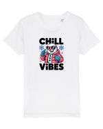 CHILL  VIBES - OM DE ZAPADA COOL  Tricou mânecă scurtă  Copii Mini Creator