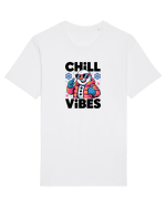 CHILL  VIBES - OM DE ZAPADA COOL  Tricou mânecă scurtă Unisex Rocker