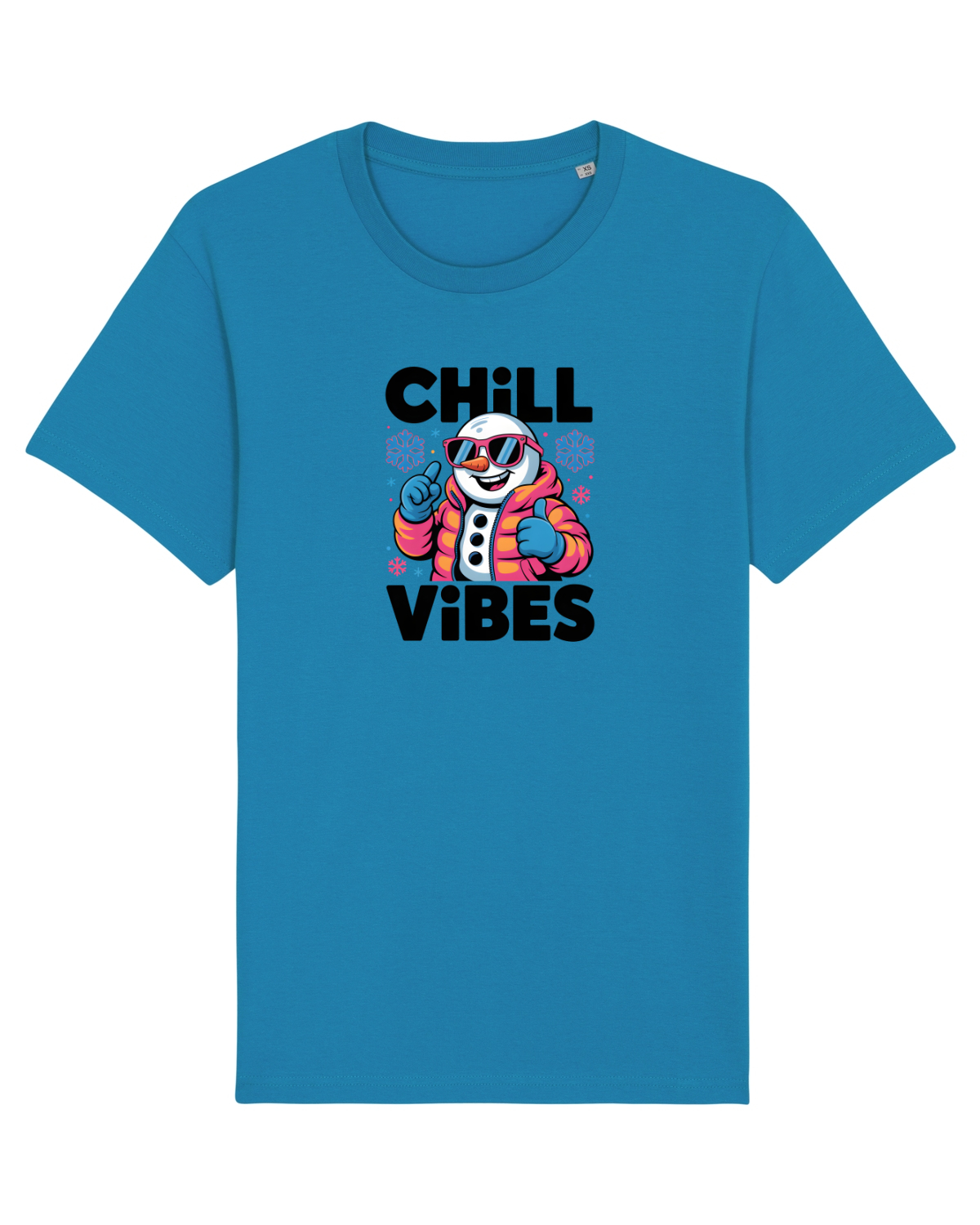 Tricou mânecă scurtă Unisex Rocker Azur