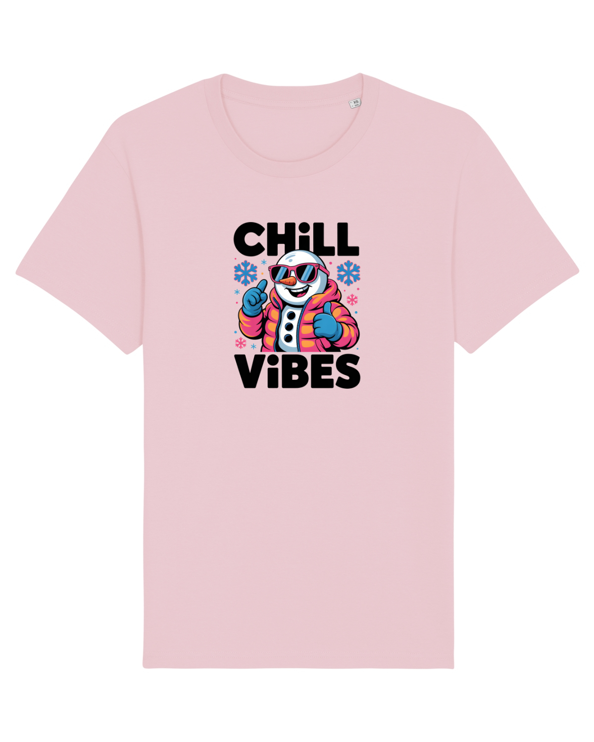 Tricou mânecă scurtă Unisex Rocker Cotton Pink