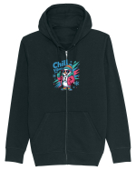 CHILL  VIBES ONLY  - OM DE ZAPADA COOL 1 Hanorac cu fermoar Unisex Connector