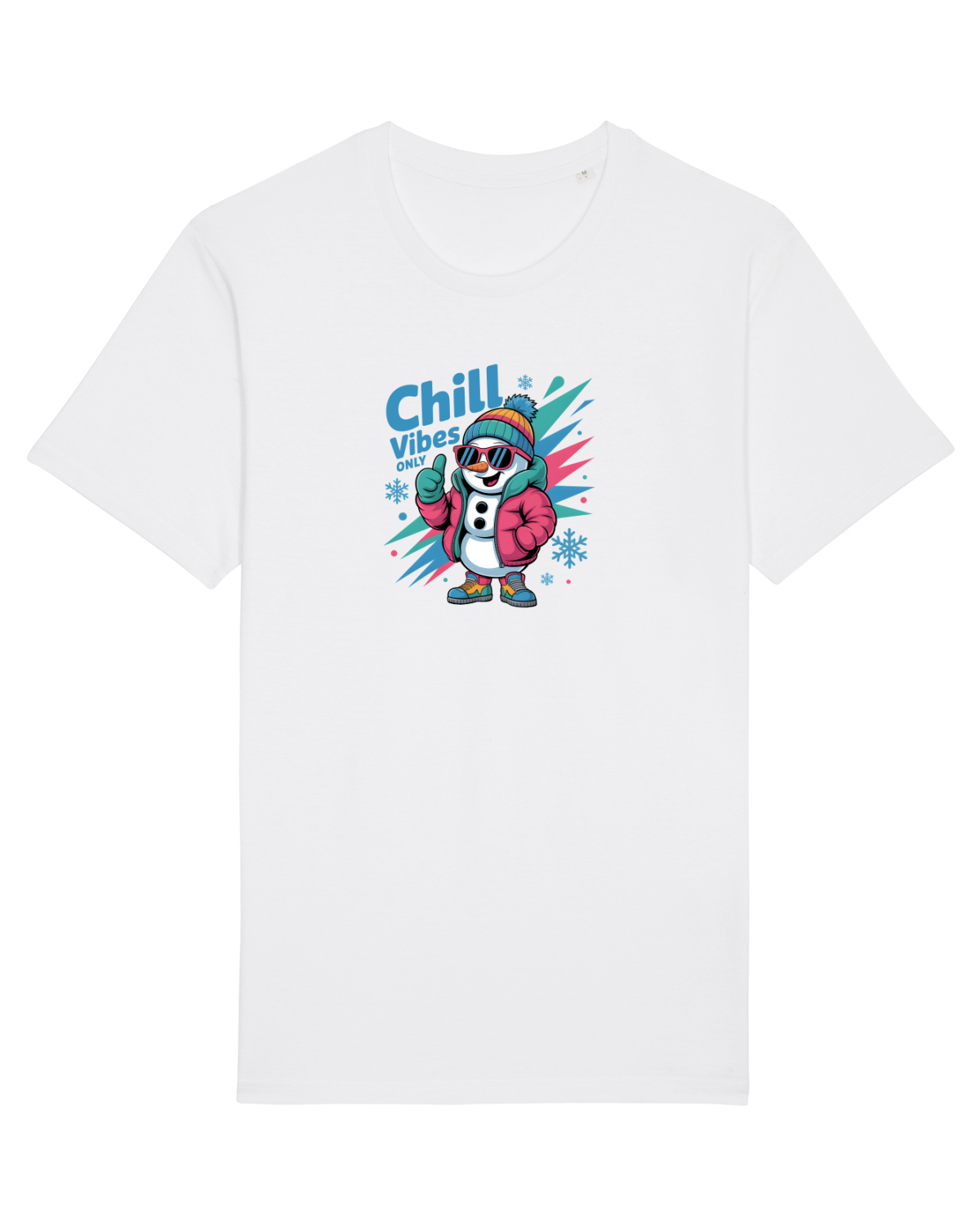 Tricou mânecă scurtă Unisex Rocker White