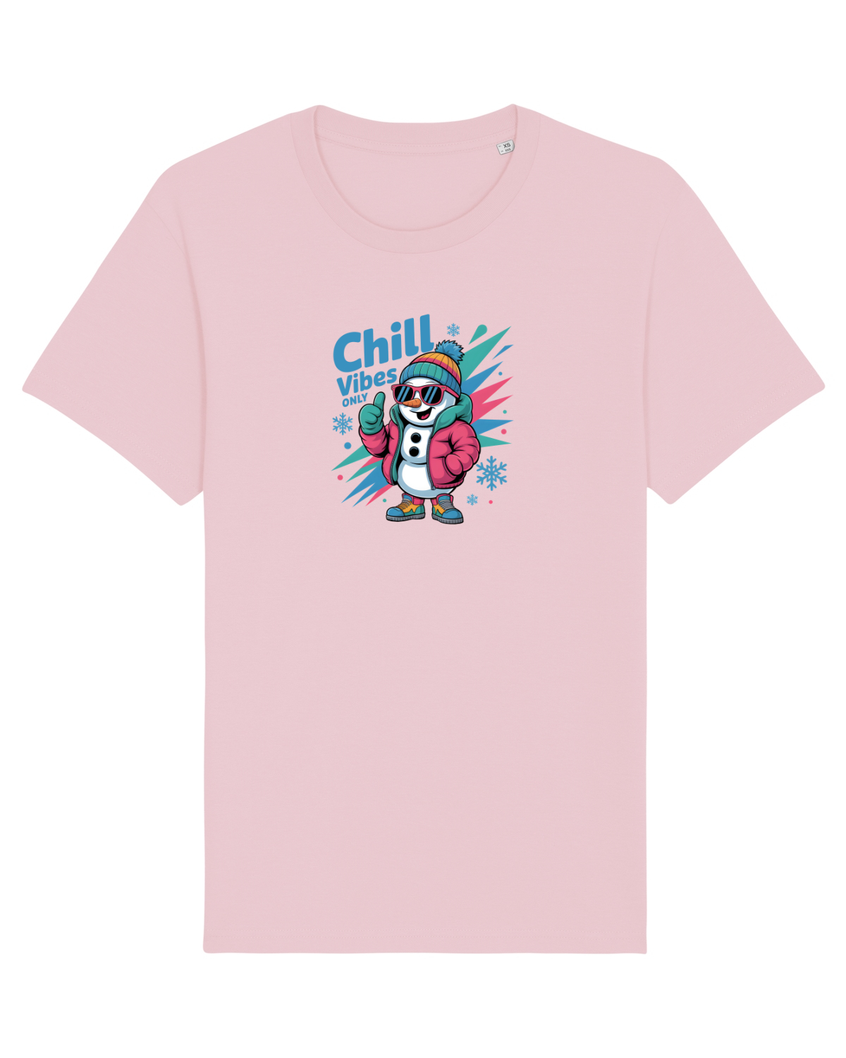 Tricou mânecă scurtă Unisex Rocker Cotton Pink