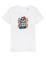 CHILL  VIBES ONLY  - OM DE ZAPADA COOL 2 Tricou mânecă scurtă  Copii Mini Creator