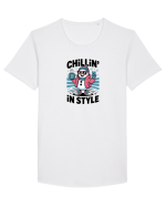 CHILLIN` IN STYLE  - OM DE ZAPADA COOL 2 Tricou mânecă scurtă guler larg Bărbat Skater