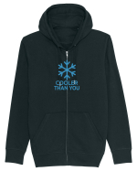COOLER THAN YOU - Fulg zapada Hanorac cu fermoar Unisex Connector