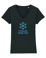 COOLER THAN YOU - Fulg zapada Tricou mânecă scurtă guler V Damă Evoker