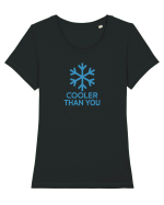 COOLER THAN YOU - Fulg zapada Tricou mânecă scurtă guler larg fitted Damă Expresser