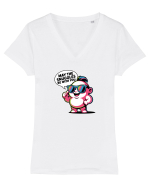 MAY THE SNUGGLES BE WITH YOU - omulet simpatic cool Tricou mânecă scurtă guler V Damă Evoker