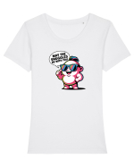MAY THE SNUGGLES BE WITH YOU - omulet simpatic cool Tricou mânecă scurtă guler larg fitted Damă Expresser