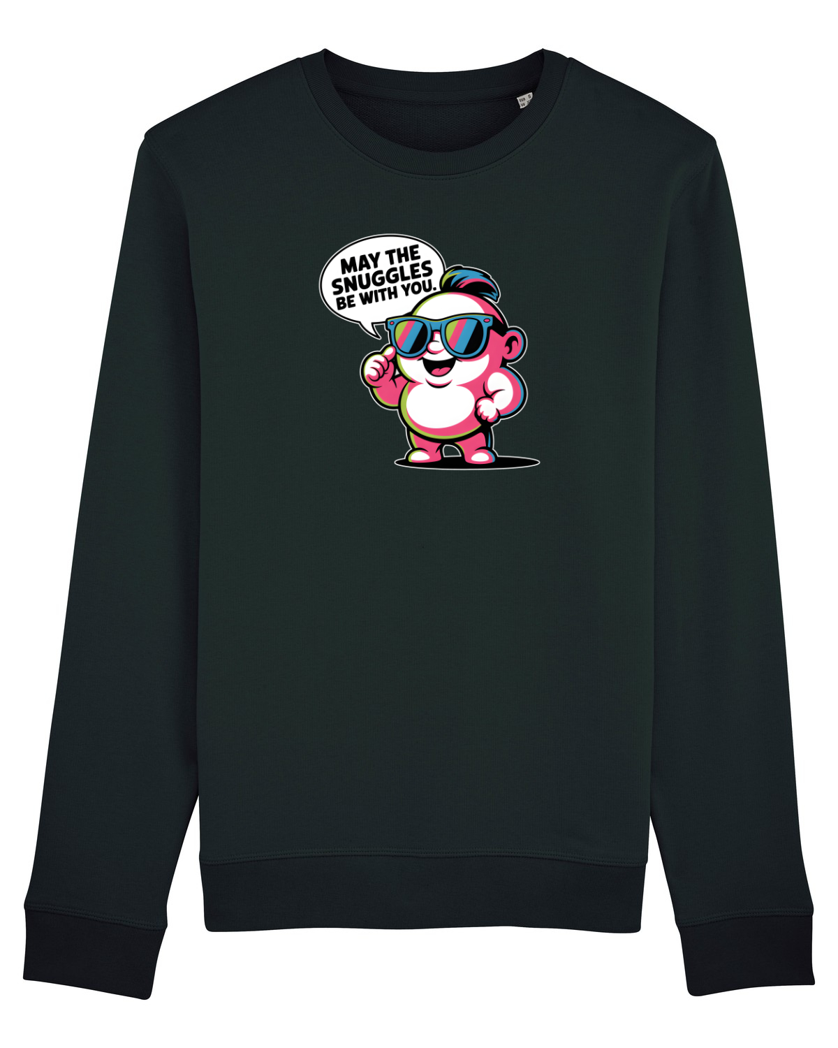 Bluză mânecă lungă Unisex Rise Black