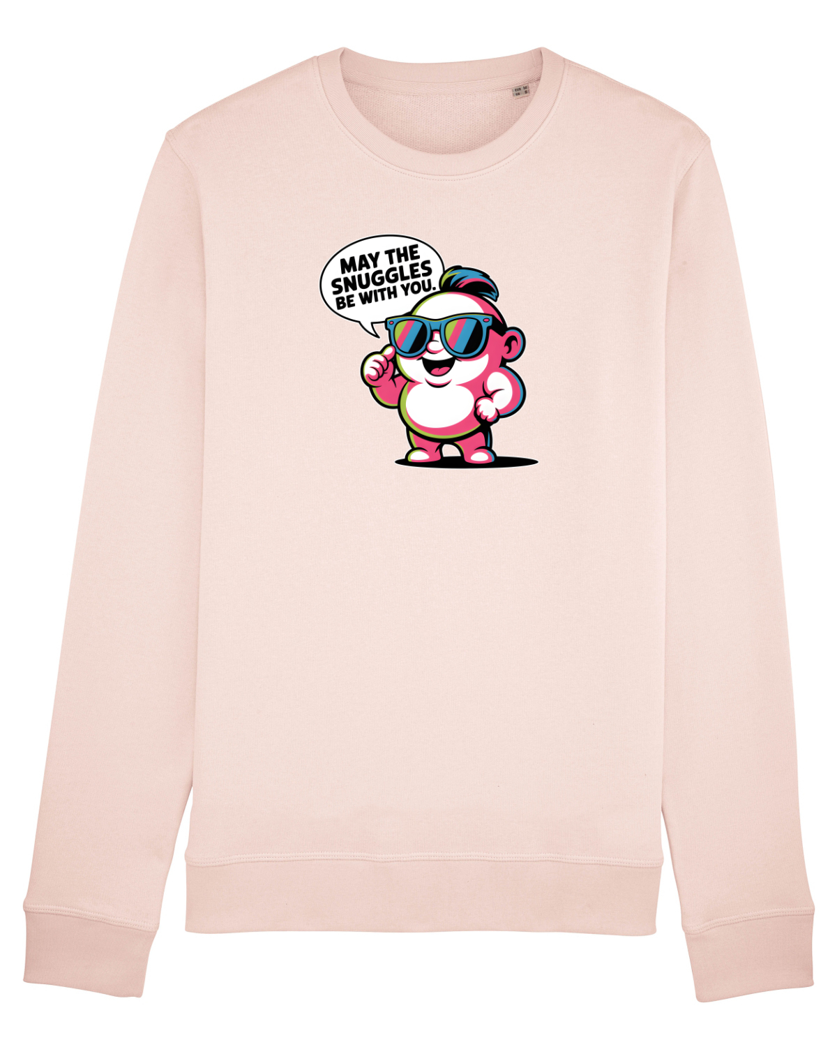 Bluză mânecă lungă Unisex Rise Candy Pink