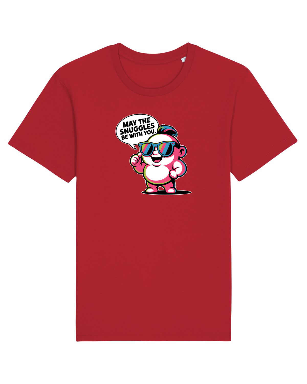 Tricou mânecă scurtă Unisex Rocker Red