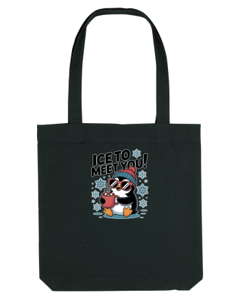 `ICE TO MEET YOU! - pinguin simpatic cool Black