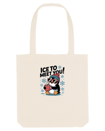 `ICE TO MEET YOU! - pinguin simpatic cool Natural
